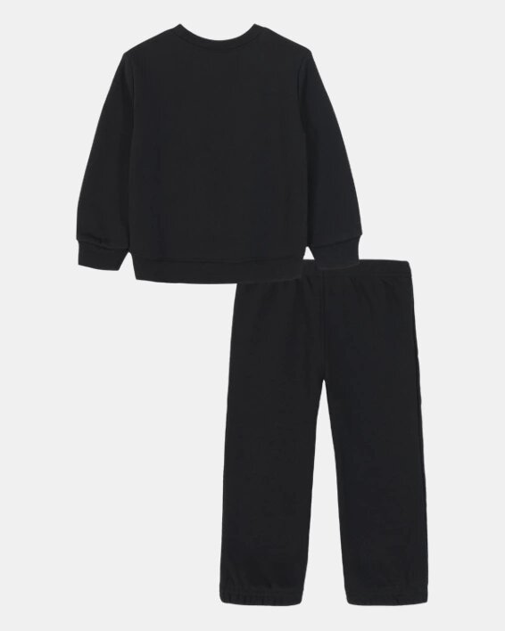 Conjunto de felpa con logo grande para niños pequeños Conjunto de felpa con logo grande para niños pequeños