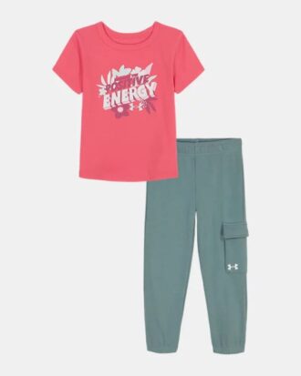 Conjunto de pantalones cargo para niños pequeños Conjunto de pantalones cargo para niños pequeños