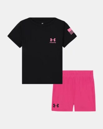 Conjunto de pantalones cortos Freedom Flag para recién nacidos