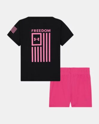 Conjunto de pantalones cortos Freedom Flag para recién nacidos