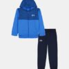 Conjunto de sudadera con capucha y cremallera para bebé con bloques de color Conjunto de sudadera con capucha y cremallera para bebé con bloques de color