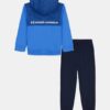 Conjunto de sudadera con capucha y cremallera para bebé con bloques de color Conjunto de sudadera con capucha y cremallera para bebé con bloques de color