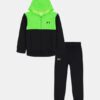 Conjunto de sudadera con capucha y cremallera para niños pequeños con bloques de color Conjunto de sudadera con capucha y cremallera para niños pequeños con bloques de color