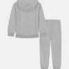 Conjunto de sudadera con capucha y cremallera para niños pequeños con logotipo de la marca Conjunto de sudadera con capucha y cremallera para niños pequeños con logotipo de la marca