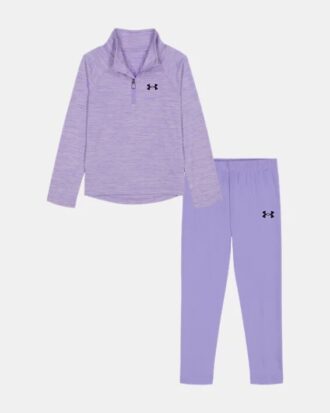 Conjunto de sudadera con cremallera y leggings para niños pequeños Twist Tech Conjunto de sudadera con cremallera y leggings para niños pequeños Twist Tech