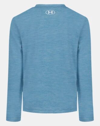 Camiseta de manga larga para niños pequeños con logotipo central Twist Tech