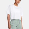Crop cuadrado Camiseta de manga corta simple
