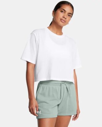 Crop cuadrado Camiseta de manga corta simple