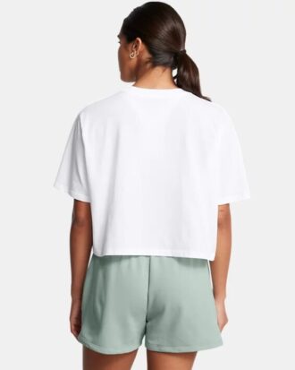 Crop cuadrado Camiseta de manga corta simple