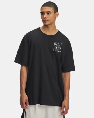 Hoops Courtside Heavyweight Oversized de manga corta