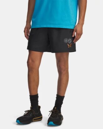 Icono Día de los Muertos 5,75″ Pantalones cortos de voleibol
