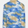 Jersey de microfibra estampado con cuello de medio botón