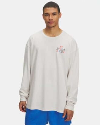 Moderno jersey deportivo de manga larga oversize y gran gramaje