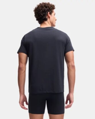 Pack de 2 camisetas interiores de algodón de alto rendimiento con cuello redondo