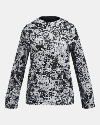 Sudadera con capucha estampada Armour Fleece® para niña