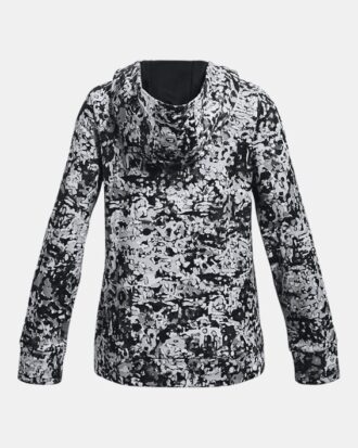 Sudadera con capucha estampada Armour Fleece® para niña