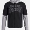 Sudadera con capucha y botones Icon Fleece