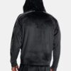 Sudadera con capucha y cremallera completa de terciopelo Sudadera con capucha y cremallera completa de terciopelo