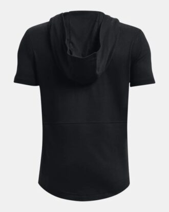 Sudadera con capucha y manga corta de béisbol