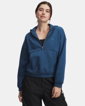 Sudadera con capucha y media cremallera Icon Fleece