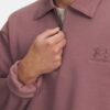 Sudadera con cuello de felpa y cremallera Icon
