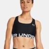 Sujetador deportivo HeatGear® Mid con marca